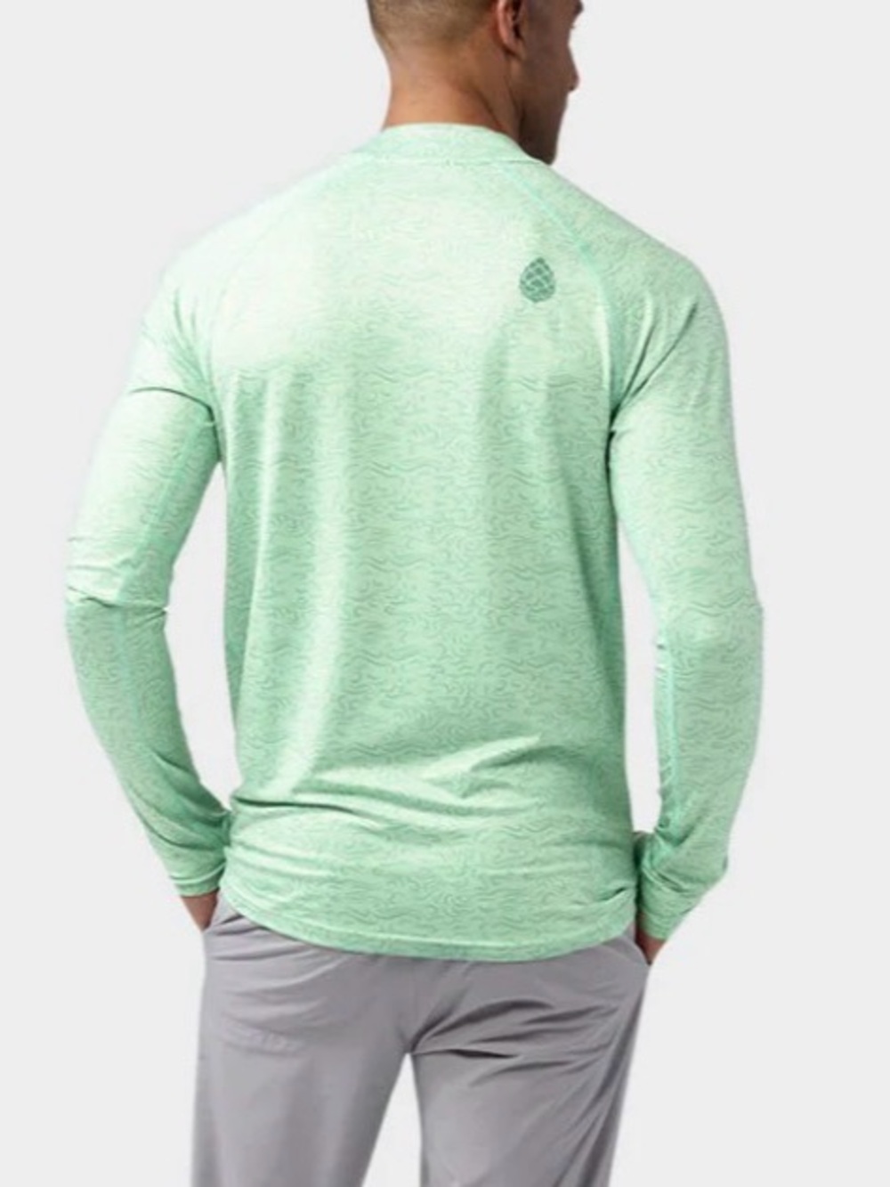 Stio Men’s Hylas Crew Long-Sleeve Picnic Clouds Medium